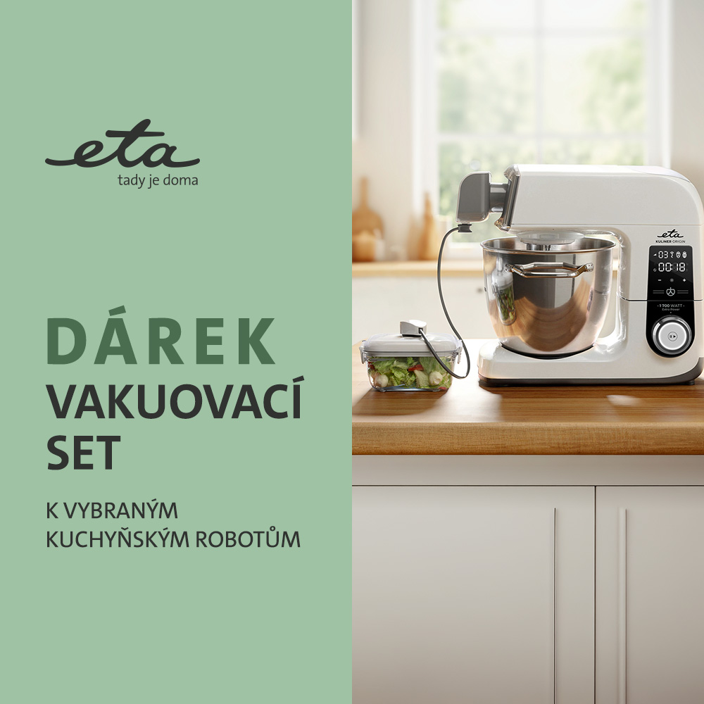 Vakuovací set jako dárek k&nbsp;vybraným kuchyňským robotům