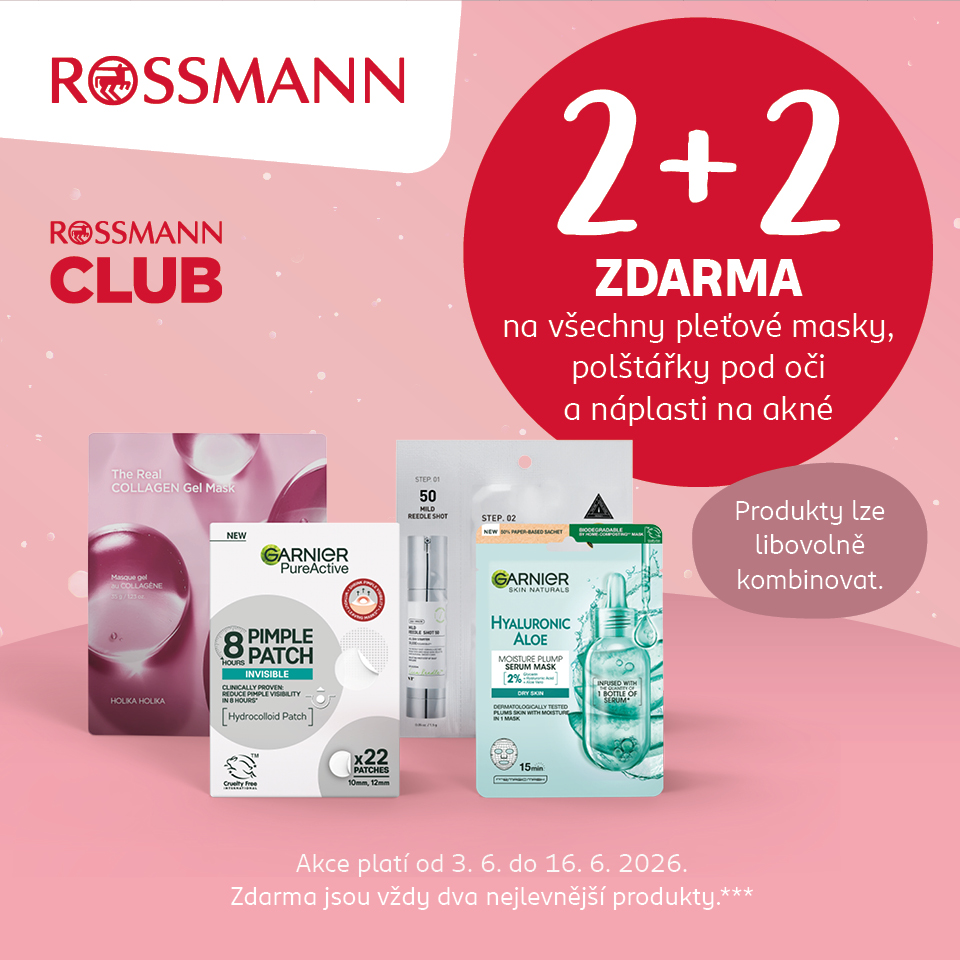 akce 2+2 zdarma