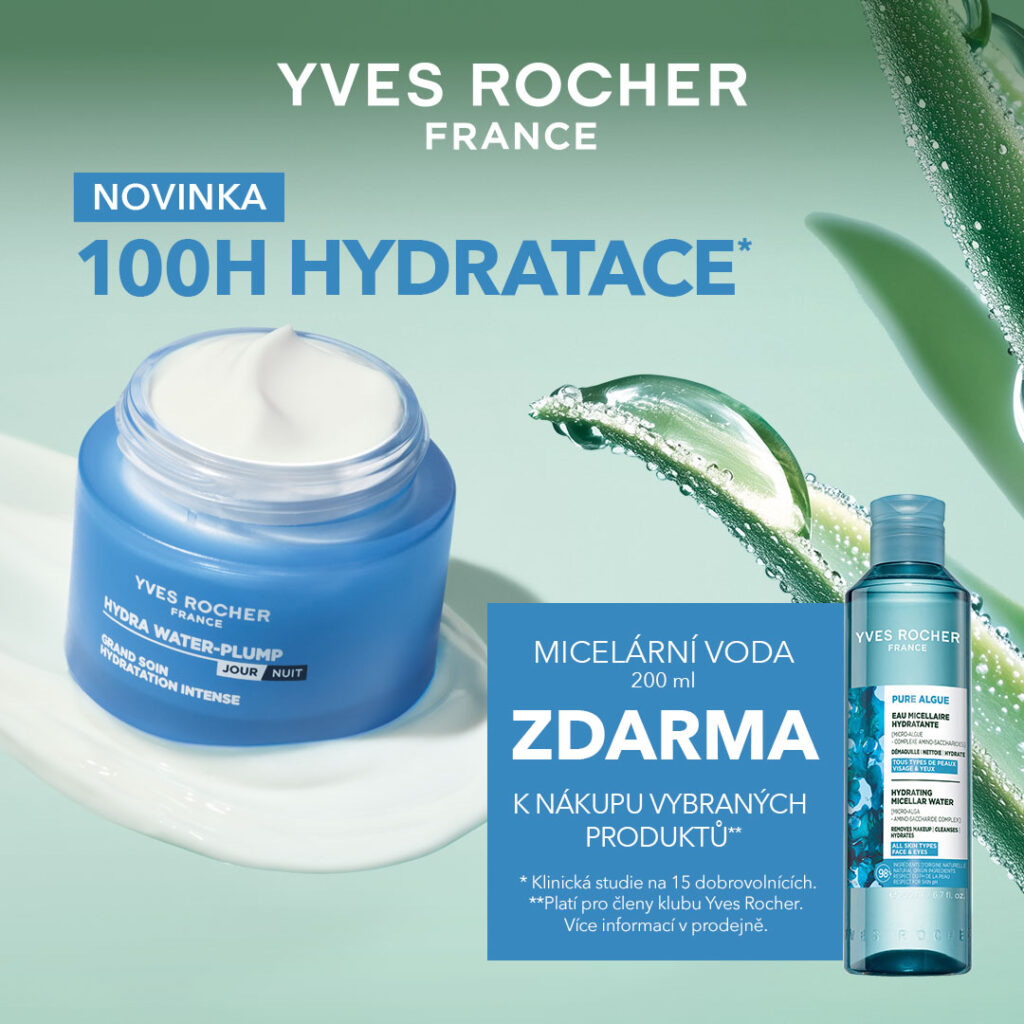 Nová hydratační řada péče o&nbsp;pleť od rostlinné kosmetiky Yves Rocher