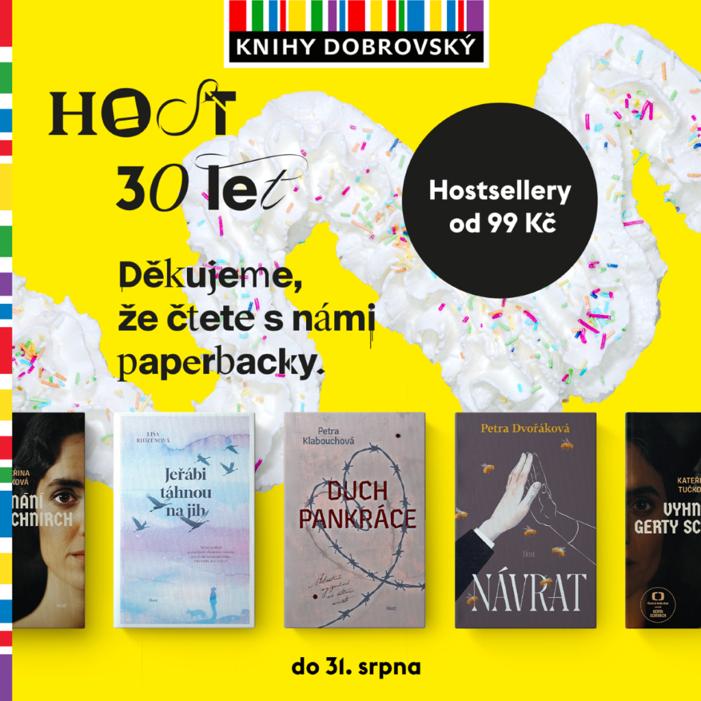 Legendární brožky od HOSTu! 1.6. – 31.8.2026