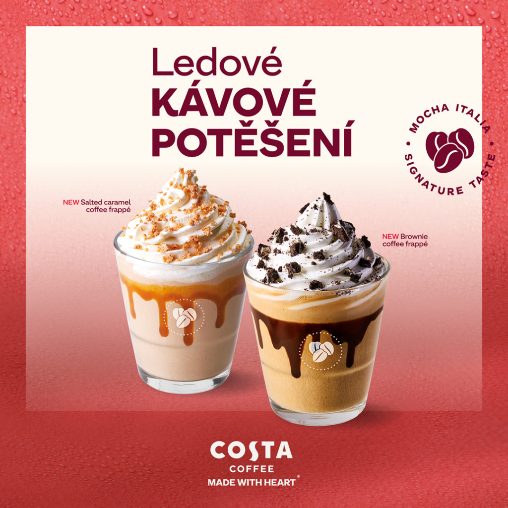 Salted Caramel Coffee Frappé a&nbsp;Brownie Coffee Frappé