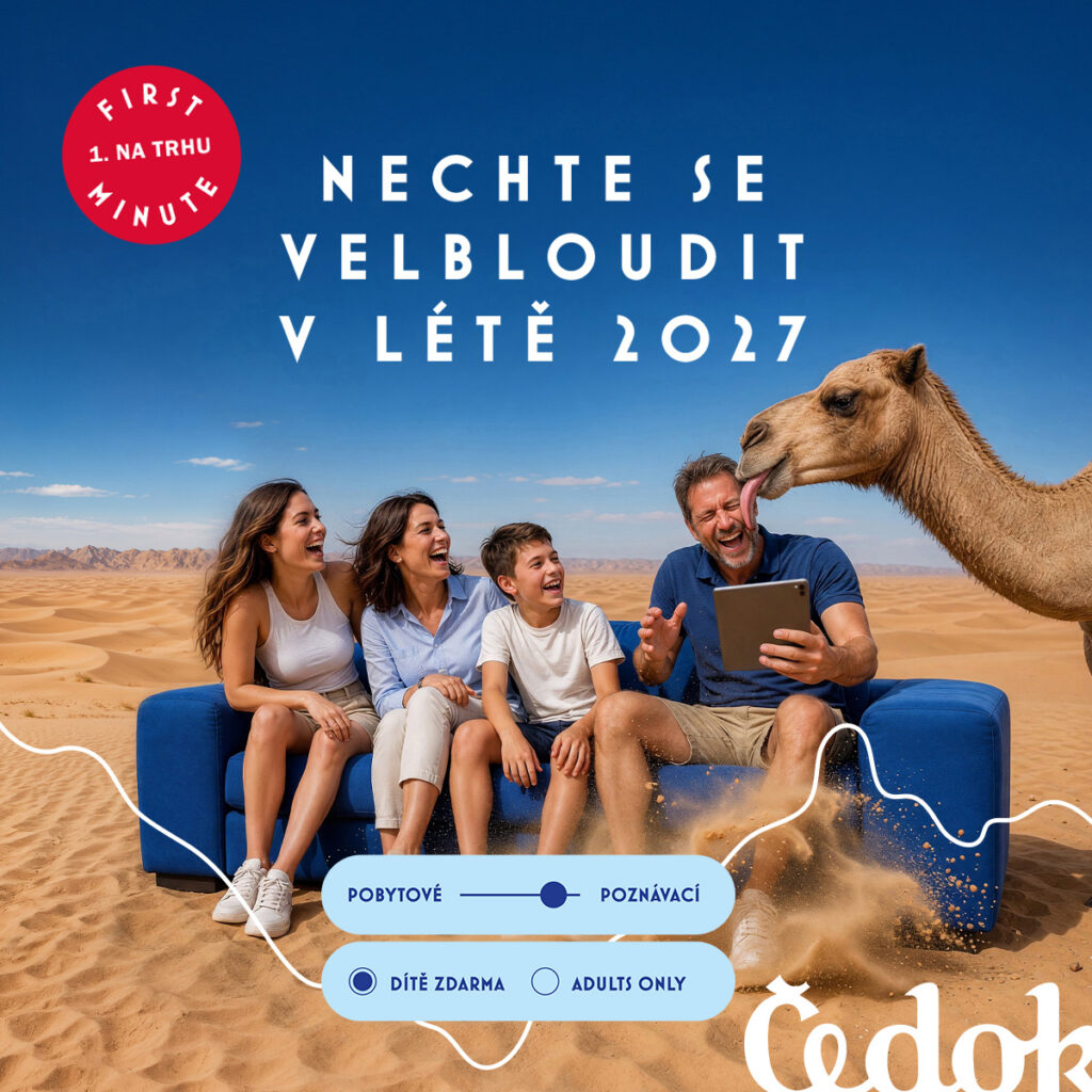 Čedok spouští First Minute Léto 2027! 🌴