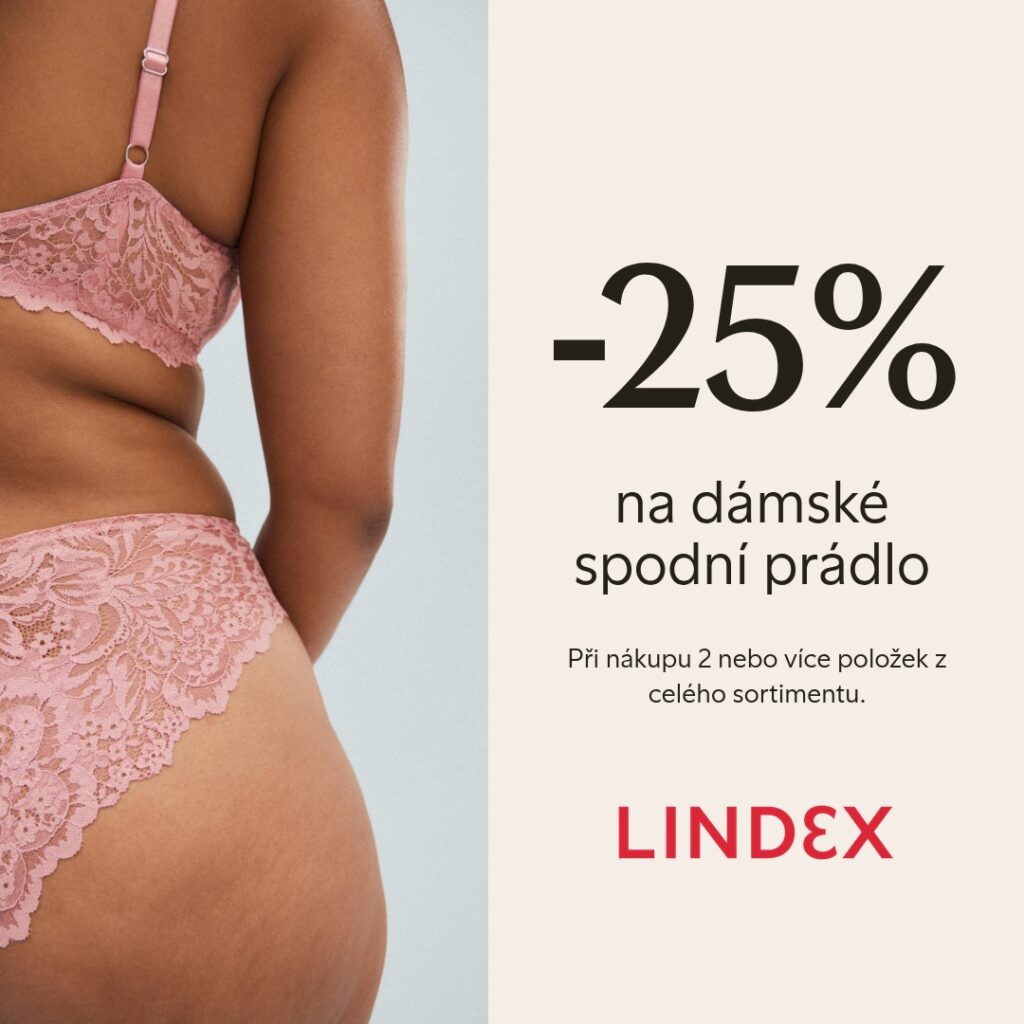 25% sleva na dámské spodní prádlo