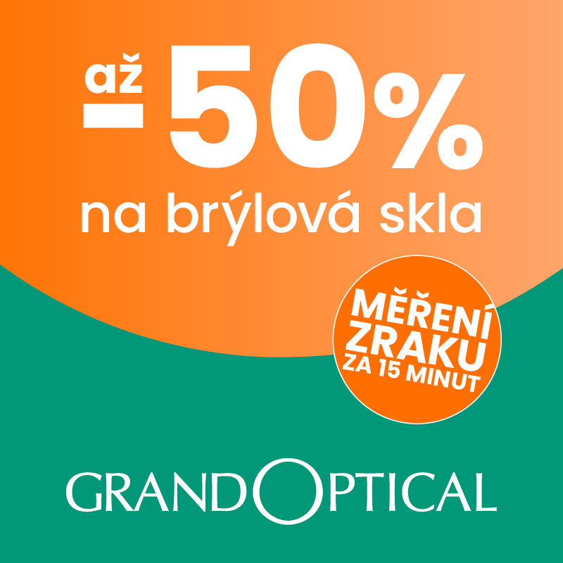 Sleva až 50&nbsp;% na multifokální brýle v&nbsp;GrandOptical!