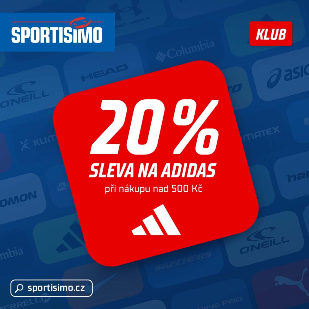 🏃👟 20&nbsp;% na adidas v&nbsp;SPORTISIMO!